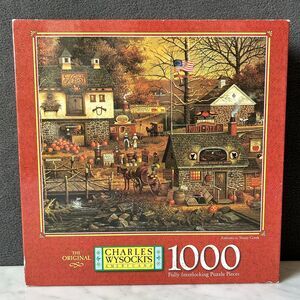 Vintage 1997 Autumn at Stony Creek Charles Wysocki 1000 Piece Puzzle - Complete